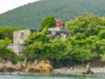 visiting the historical ruins in the park-rocknrolla-St-John-boat-charters